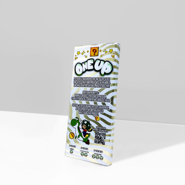 One Up Cookies N Cream Psilocybin Mushroom Chocolate Bar 3.5g - Image 2