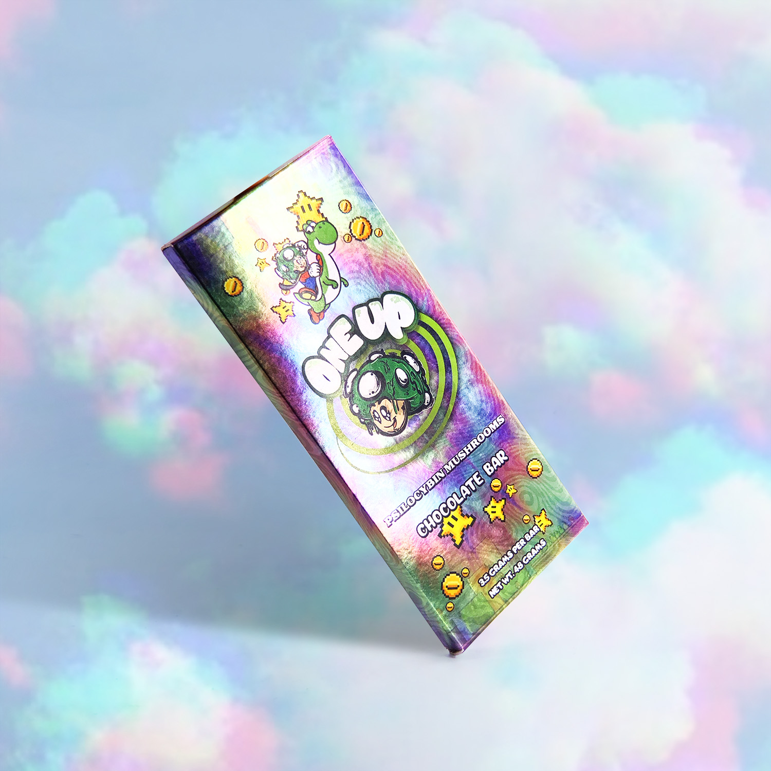 One Up Psilocybin Mushroom Chocolate Bar 3.5g - Image 4