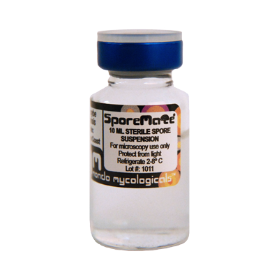 Albino A+ psilocybe cubensis spore vial